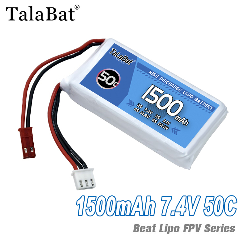 Drone Zll Rc - 3Pcs TalaBat 50C 1500mAh 7.4V 2S