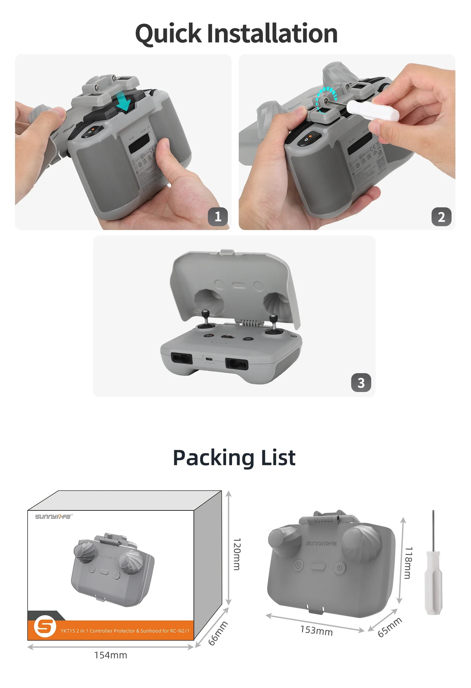 2 in 1 Controller Protector Su - Drone Dji Rc Mini 3 review and price