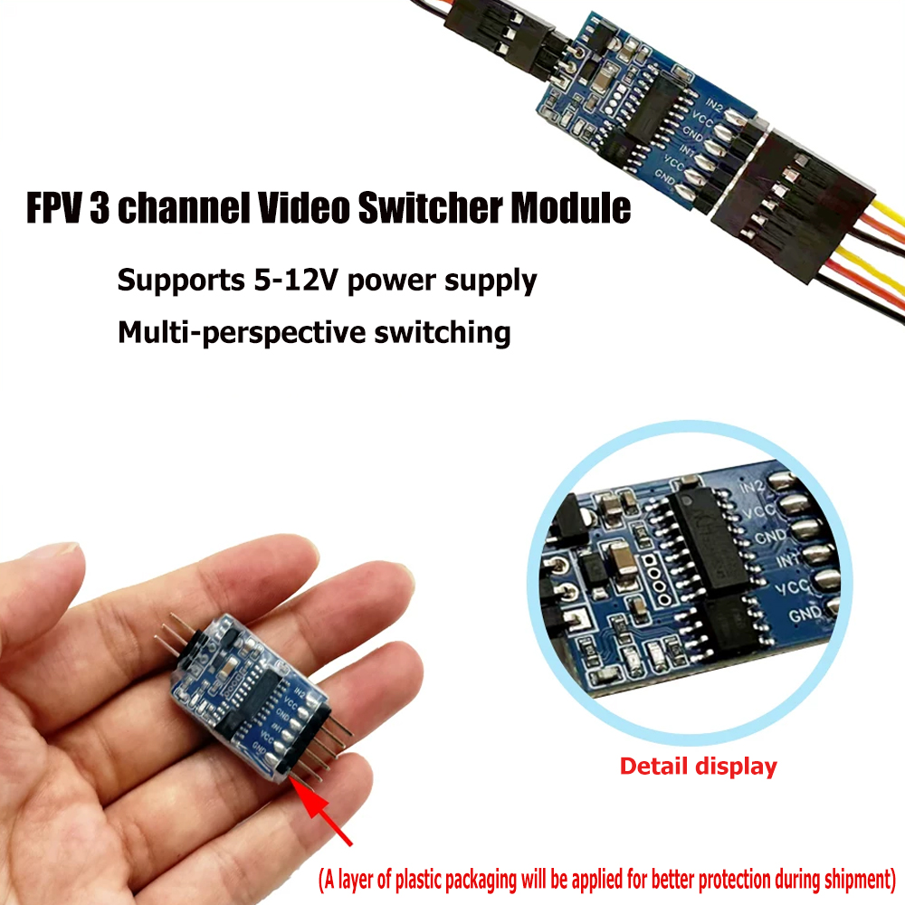 5.8G 3 Channel Video Switcher  - Drone Rc Airplane review and price