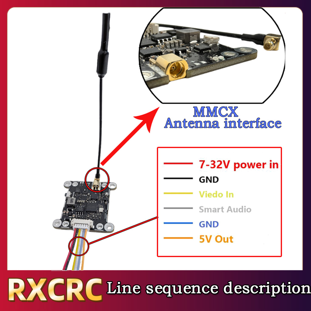 RXCRC 5.8G Module 48CH 1.6W VT - Drone Rc Airplane review and price