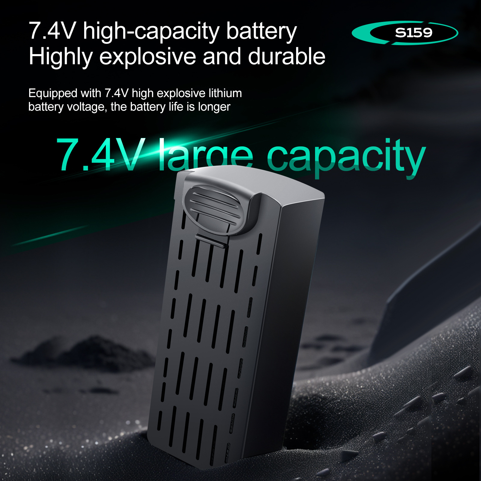 S159 Battery 7.4V 2200mAH S159 - Lyzrc Drone review and price