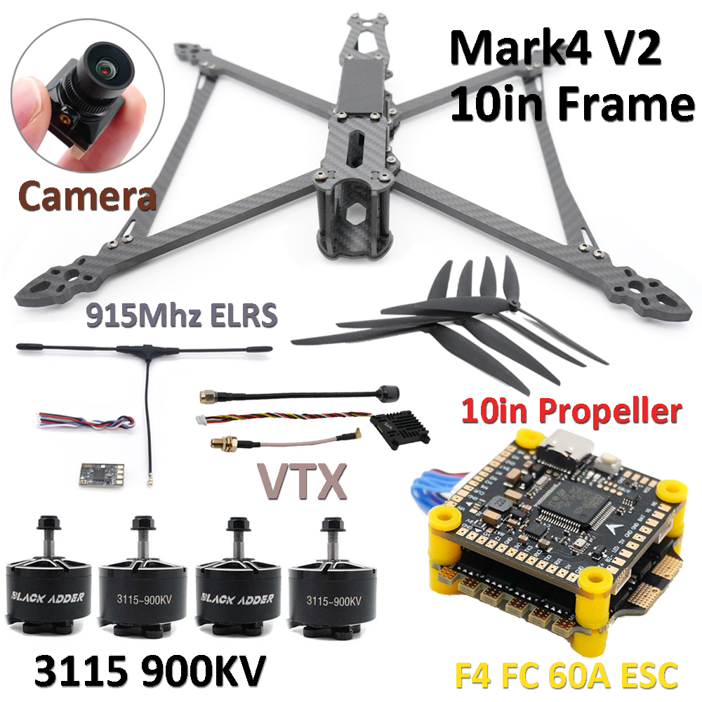 Mark4 V2 10in Frame Combo Set  - Esc 4In1 Brushless review and price