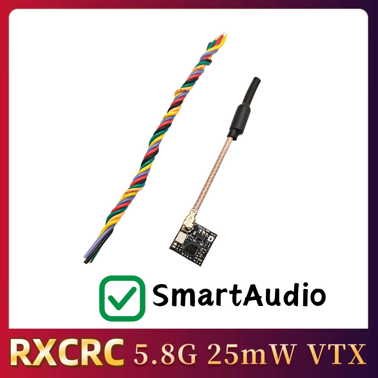 RXCRC 5.8GHz 48CH FPV 25mW Ana - Drone Rc Controller And Receiver review and price