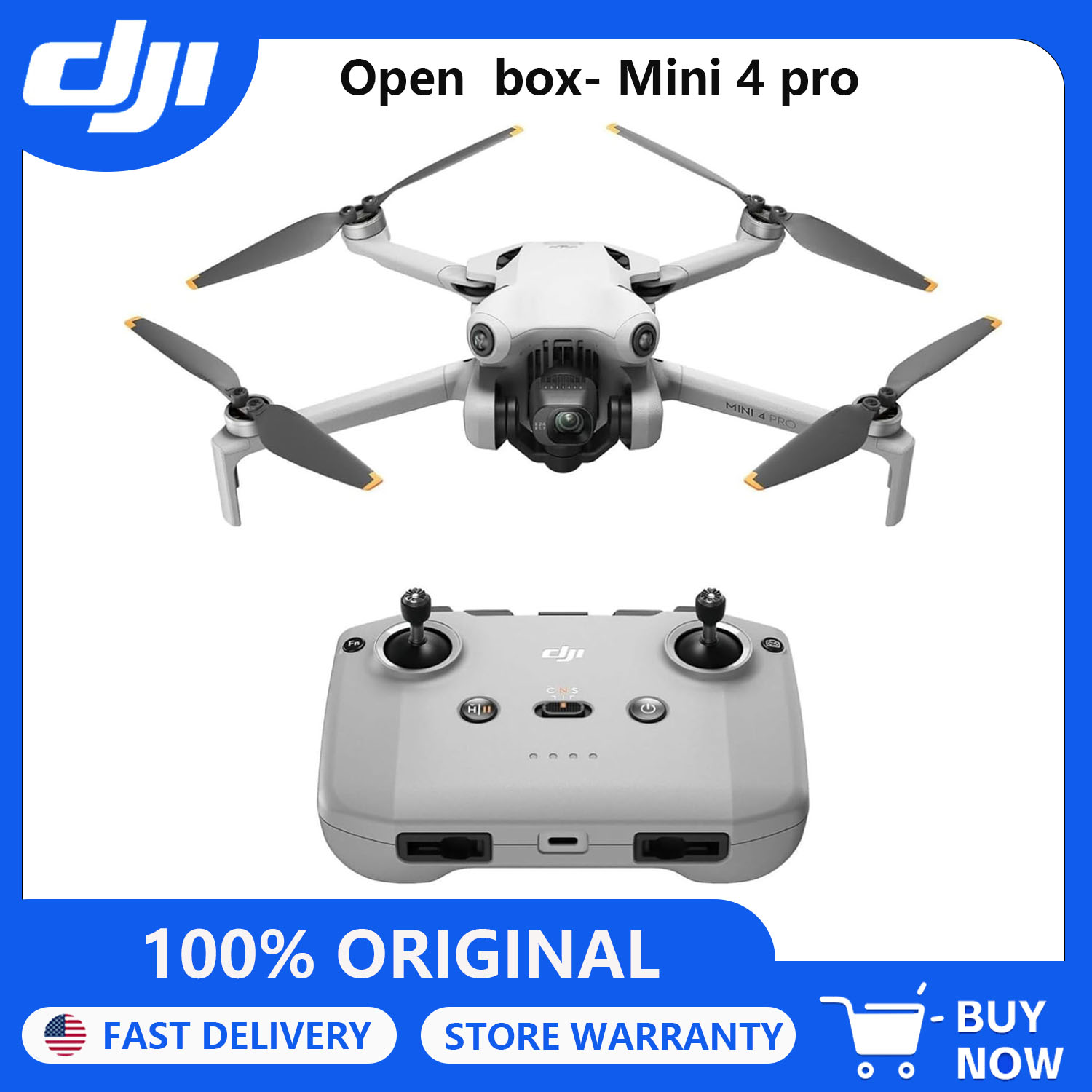 Open Box-DJI Drones Mini 4 Pro - Drone Dji Rc Mini 3 review and price