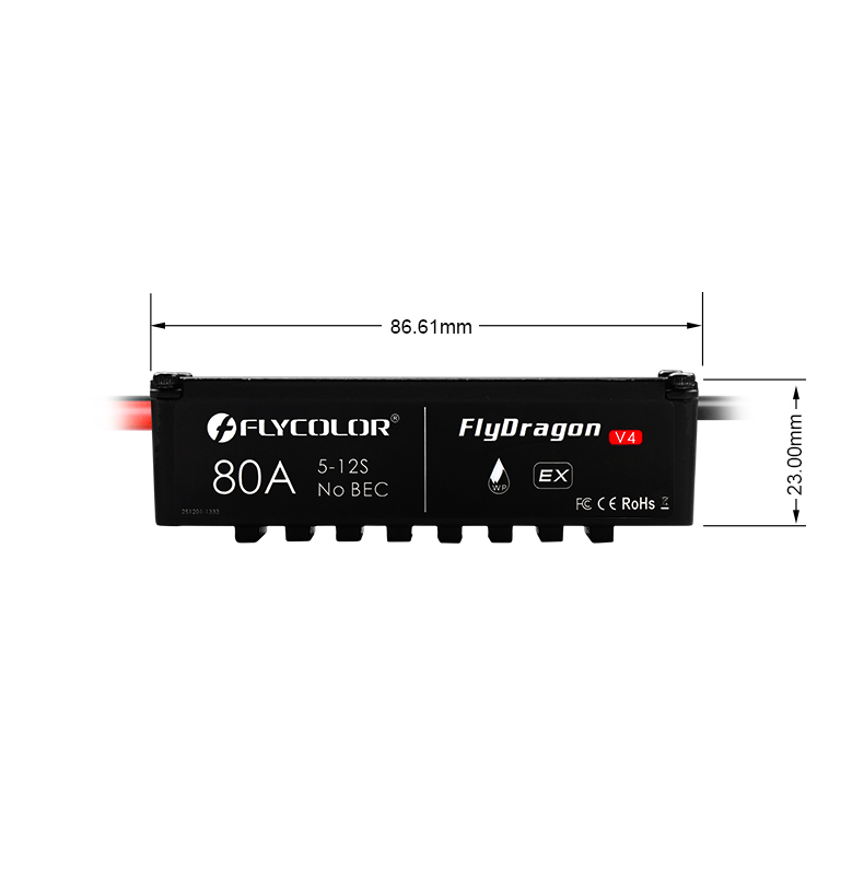 Flycolor FlyDragon 80A V4 ESC  - Drone Rc V4 review and price