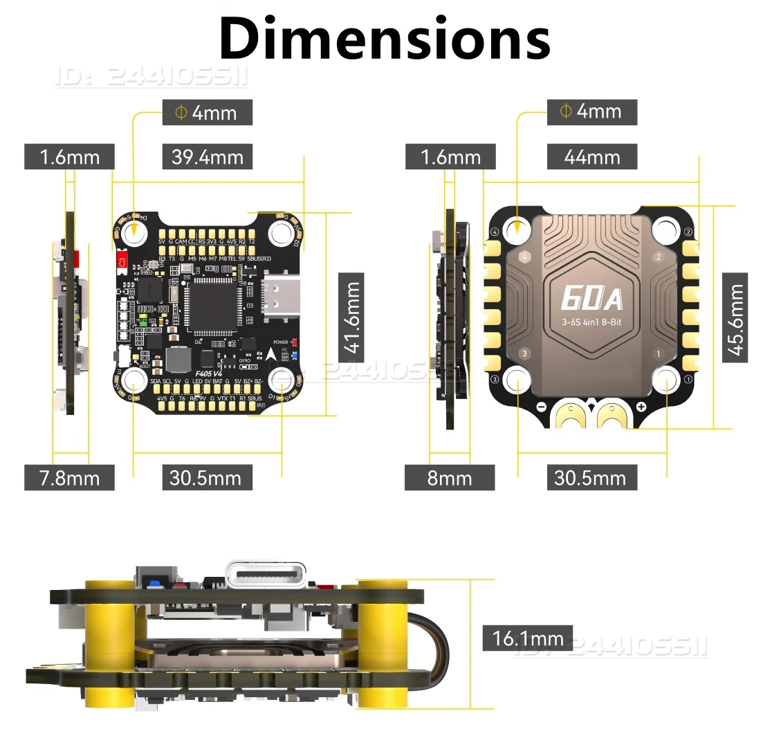 F405 V4 FC Flight Controller w - Drone Rc V4 review and price